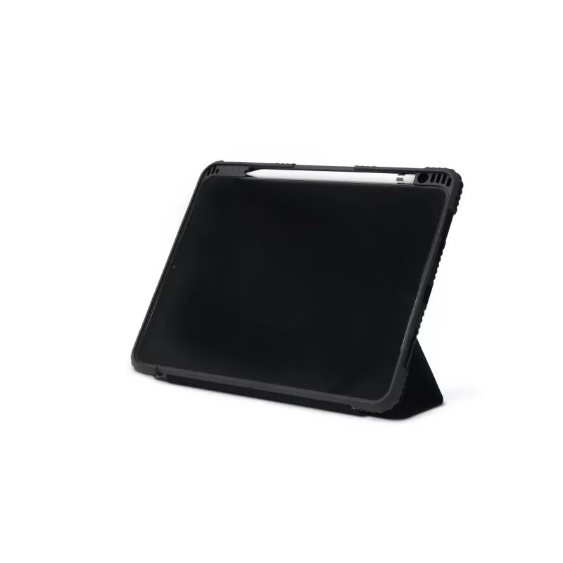 DICOTA Folio Case - flip puzdro na tablet - polykarbonát, termoplastický polyuretán (TPU), recyklovaný polyetylén - Čierny - 10.9 - pre Apple 10.