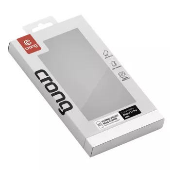 Crong Hybrid Frost MAG kryt puzdro s MagSafe pre iPhone 17 Pro Max Frosted čierna
