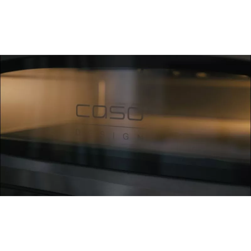 Caso Pizza rúra | PizzaChef 430° | 2200 W | Čierna/Strieborná