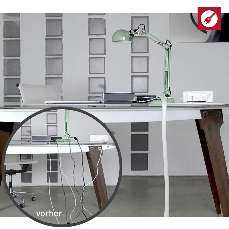 Káblový plášť Label-the-cable PRO 5120 biely