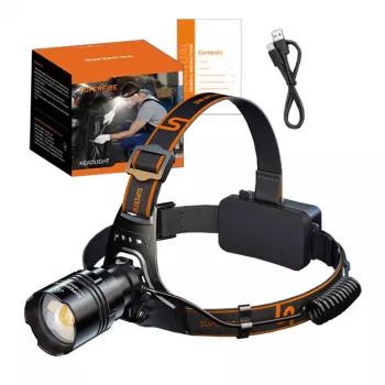 Nabíjacia Superfire HL31 Type-C LED čelovka 3000 lúmenov