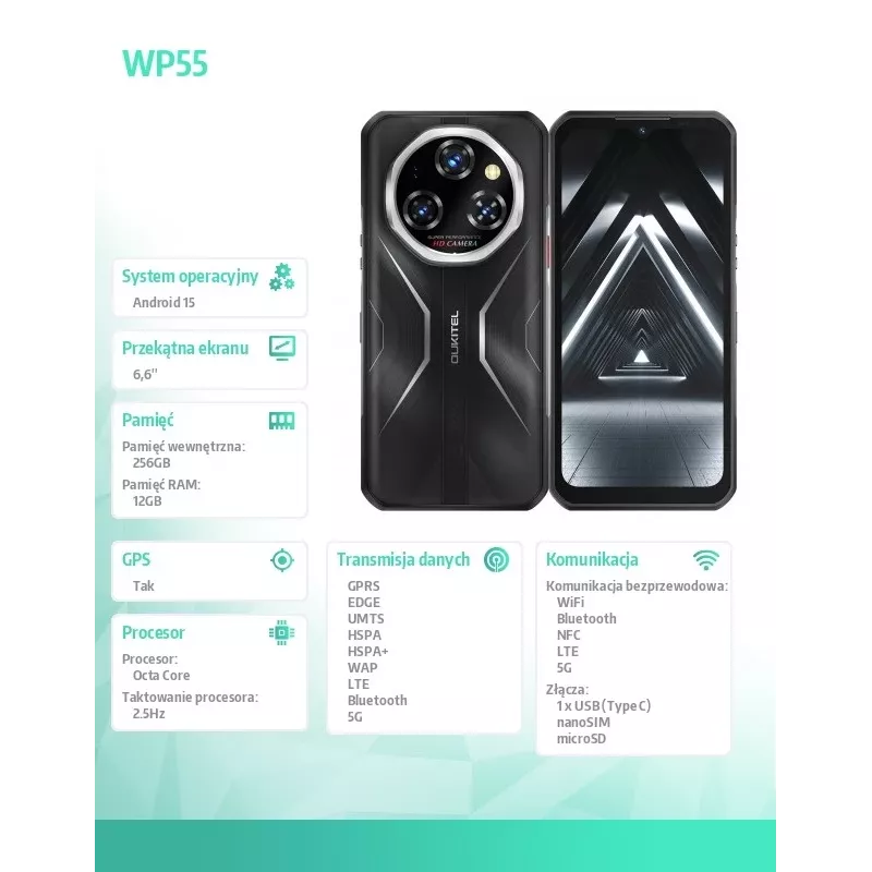 Smartphone Oukitel WP55 6,6