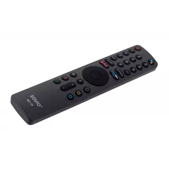 SAVIO RC-17 TV diaľkový ovládač IR/Bluetooth, podporuje 20 zariadení, dosah 10 m, čierny