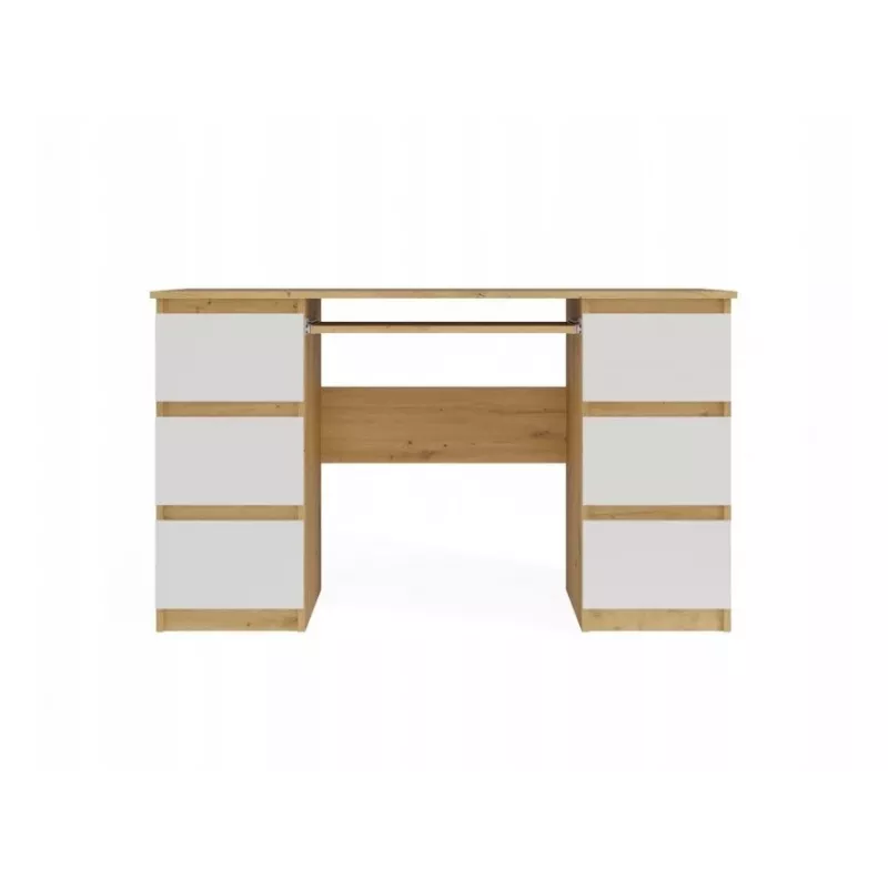 KUBA písací stôl Artisan dub/biela set