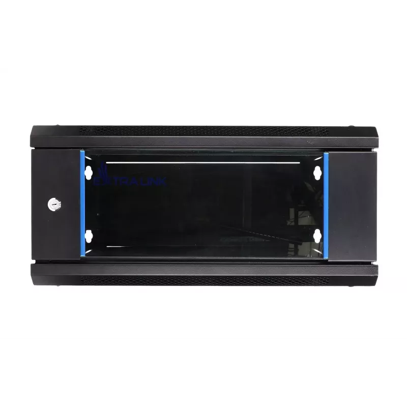 Nástenný rack Extralink 4U 600x450 čierny