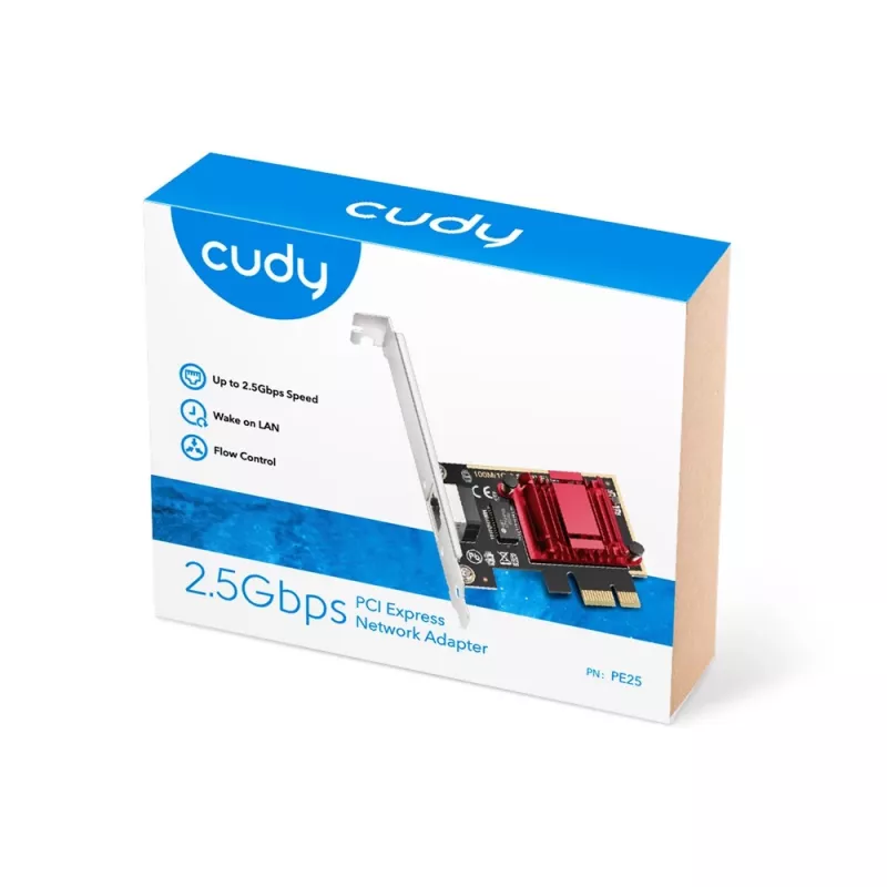 Cudy PE25 sieťová karta Interná Ethernet