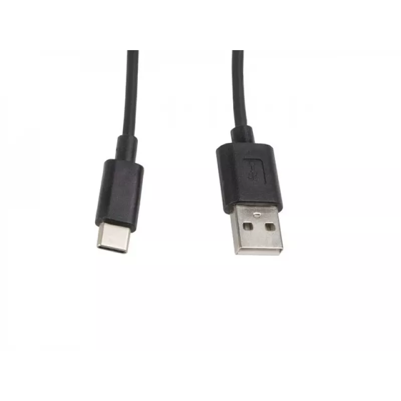Kábel Lanberg CA-USBO-10CC-0010-BK (USB 2.0 konektor samec - USB 2.0, USB, Type-C konektor samec, 1m, čierny) (CA-USBO-10CC-0010-BK)