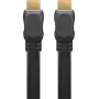 Goobay | High Speed HDMI plochý kábel s Ethernetom | 61279 | HDMI konektor samec (Type-A) | HDMI (Type-A) | HDMI na HDMI | 2 m