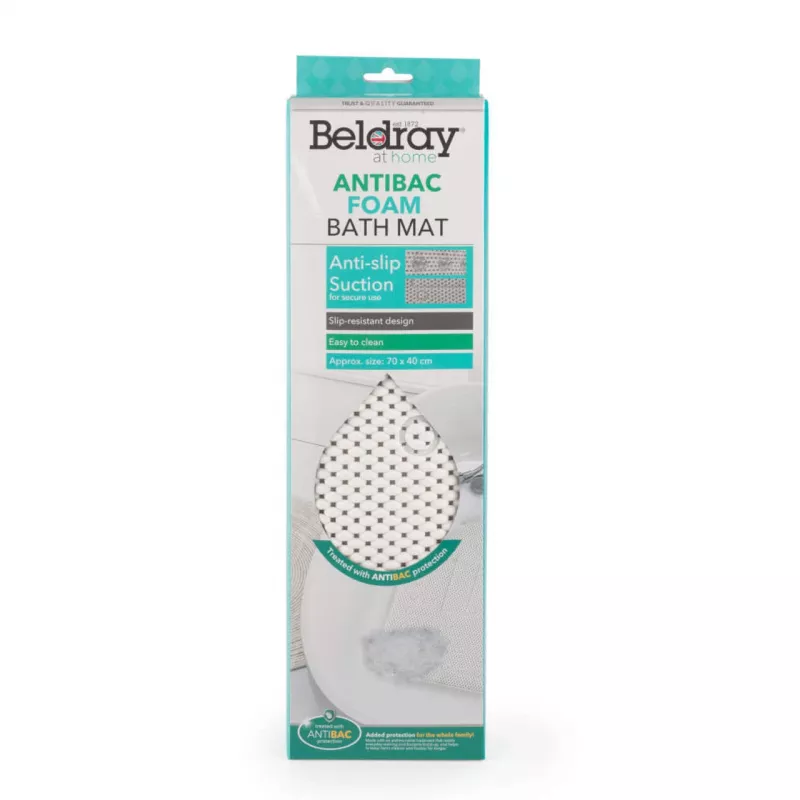 Kúpeľňová predložka Beldray LA032722UFFEU7 Antibac Foam – kúpeľňová podlahová predložka s antibakteriálnym penovým povrchom