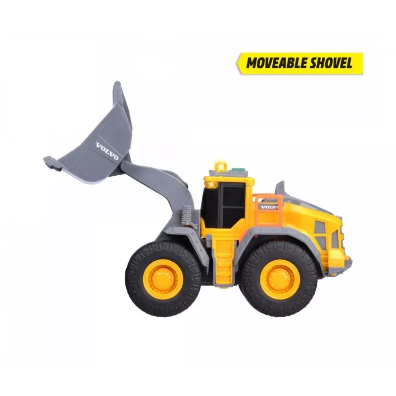 Dickie Toys Volvo kolesový nakladač so svetlom a zvukom (203723006)