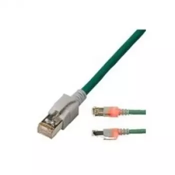 EasyLan DualBoot LED patch kábel RJ45 S/FTP Cat.6 (trieda E) - s konektorom saCon - LSOH - tyrkysový - 1