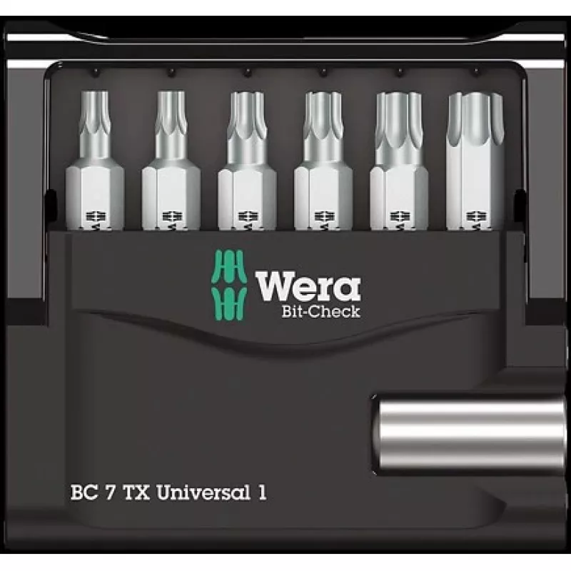 Wera Bit-Check 7 TX Universal 1 - sada bitov do skrutkovača - 7 kusov (05056294001)