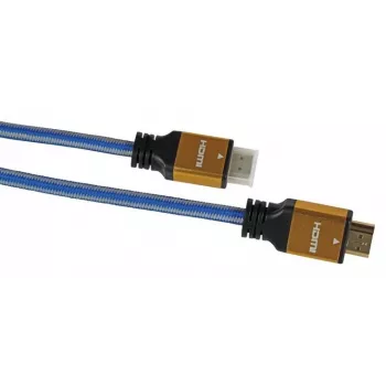 HDMI kábel IBOX ITVFHD04 1,5 m, HDMI 2.0, 18 Gbit/s, 4K (4096×2160), pozlátené kontakty, konektor samec-samec