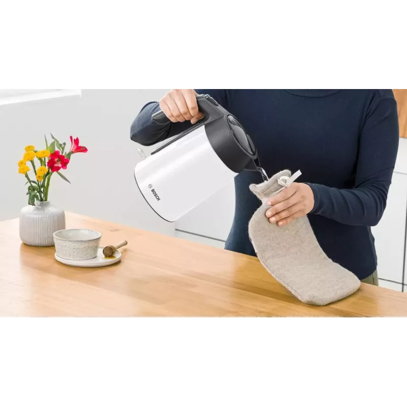 Bosch TWK7L461 rýchlovarná kanvica 1,7 l 2400 W biela