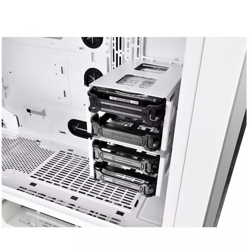 Skriňa View 71 Riing Tempered Glass E-ATX Full Tower - Snow Edition