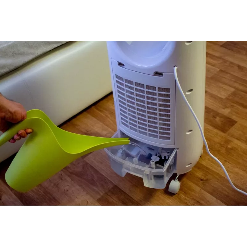 Stojanový ventilátor Concept Solution OV5220 – biely, 80 W, dotykové ovládanie, výška 805 mm