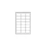 Avery Zweckform Avery - biela - 38,1 x 63,5 mm 2100 ks adresné etikety