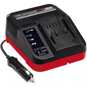Nabíjačka batérií Einhell Power X-Car Charger 3A zapaľovač cigariet červená