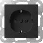 SCHUKO vložka zásuvky Gira System 55 4188005 pre modulárnu montáž, čierna