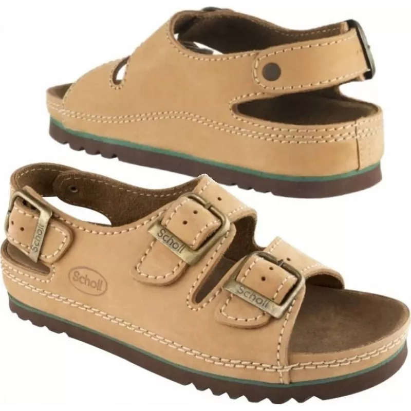 Pohodlné Scholl AIR BAG BACK STRAP BRONZE sandále 39