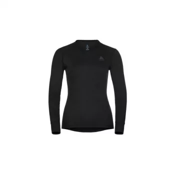Odlo BL TOP okrúhly výstrih dlhý rukáv ACTIVE WARM ECO dámske tričko, veľkosť S, čierna