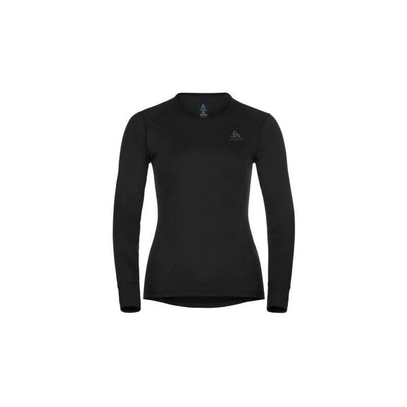 Odlo BL TOP okrúhly výstrih dlhý rukáv ACTIVE WARM ECO dámske tričko, veľkosť S, čierna