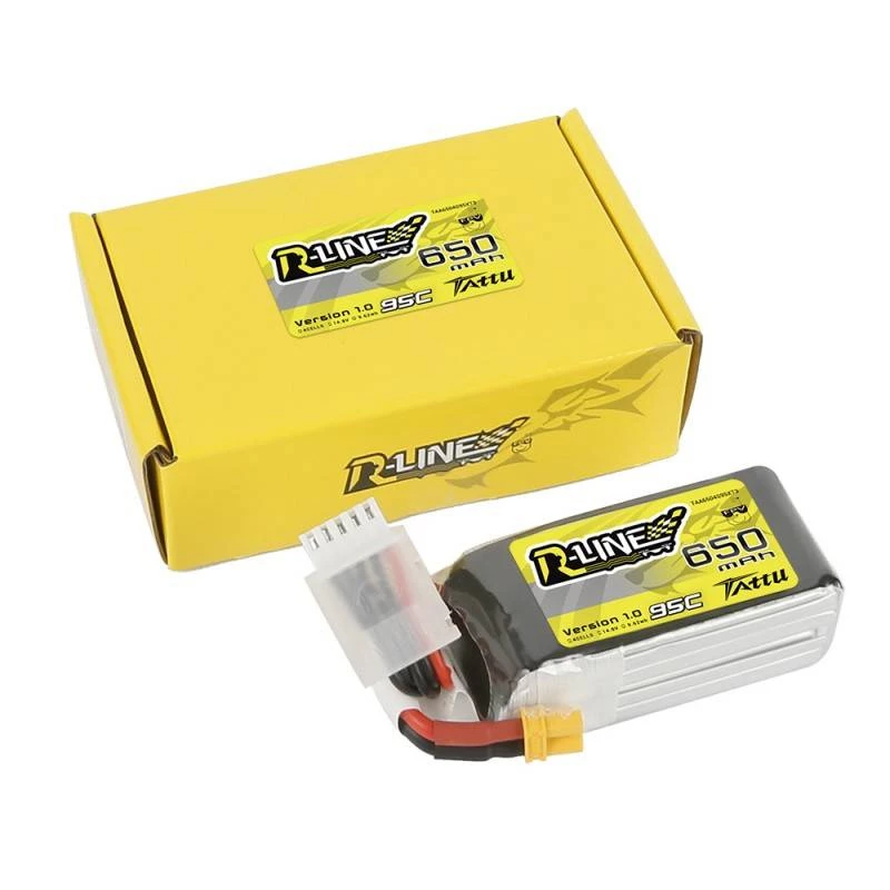 Batéria Tattu R-Line 650mAh 14,8V 95C 4S1P XT30