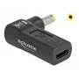 DeLOCK adaptér USB Type-C konektor samica na HP 4,8 x 1,7 mm konektor samec 90° zahnutý