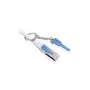Patch kábel RJ45 - CAT6A 500MHz - 7,5m - sivý - S-STP (S/FTP) - so zaistením - AWG26 - Synergy 21