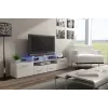 Cama TV stojan EVORA 200 biely/biely lesklý