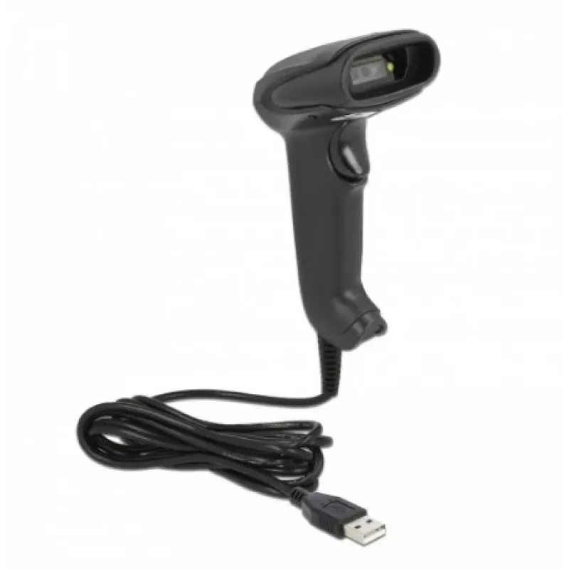 Ručný čítač čiarových kódov DeLOCK USB 1D 2D nemecká verzia