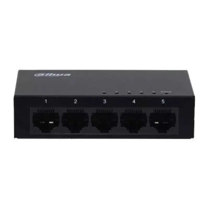 Dahua Technology SG1005-EUR sieťový switch unmanaged L2 Gigabit Ethernet (10/100/1000) čierny