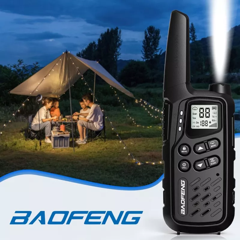 Walkie-talkie Baofeng BF-T25E čierna, 2 kusy