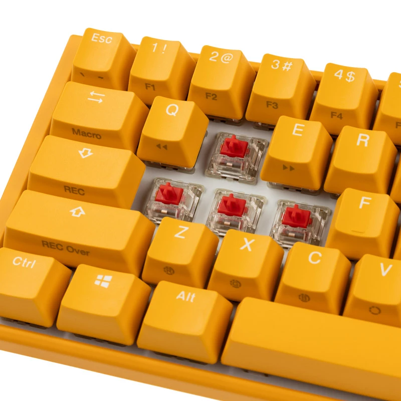 Ducky One 3 žltá SF klávesnica herná USB QWERTY US-angličtina