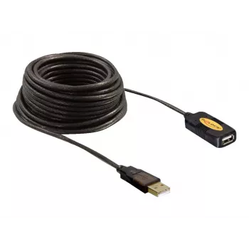 USB kábel DeLOCK 82446 USB 2.0 10m čierny