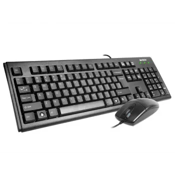 A4Tech KM-72620D - sada klávesnica-myš - USB - US - čierna