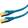 Sieťový kábel LOGON APR6010B Cat6 S/FTP (S-STP) modrý 1 m RJ-45–RJ-45