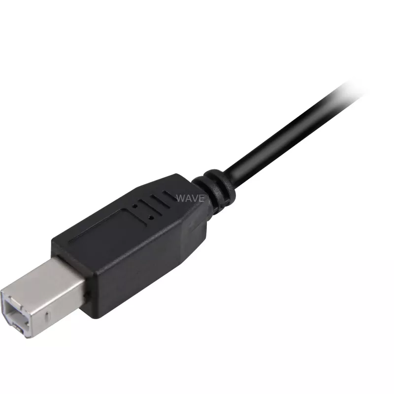 USB kábel Sharkoon USB 2.0 5 m USB A USB B čierny