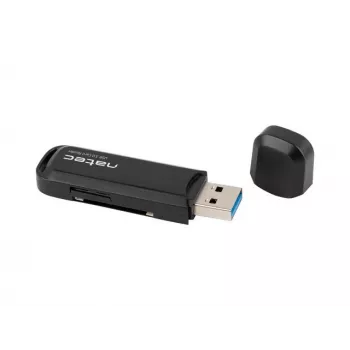 Čítačka kariet NATEC Scarab 2 USB 3.2 Gen 1 Type-A — podpora MicroSD/SD, 5000 Mbit/s, čierna