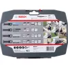 Bosch Starlock Best of Heavy Duty sady, 4-dielna, sada listov, kov, drevo, čierna, box