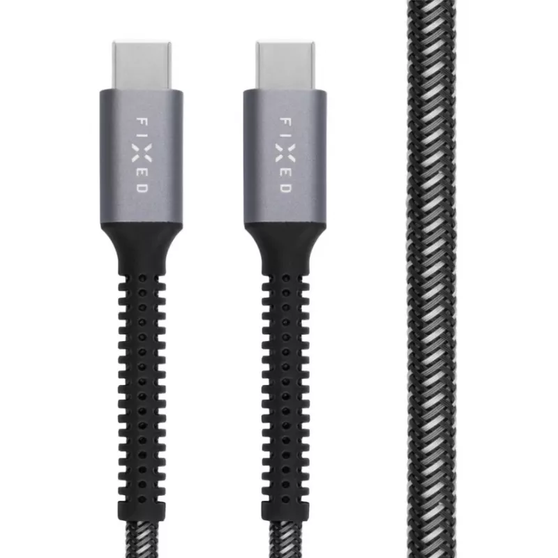 USB-C na USB-C kábel FIXED FIXDA-CC2-GR — 2 m, 240W Power Delivery