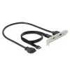 Slotový plech DeLOCK 89934 s 1 x USB Type-C a 1 x USB Type-A konektorom