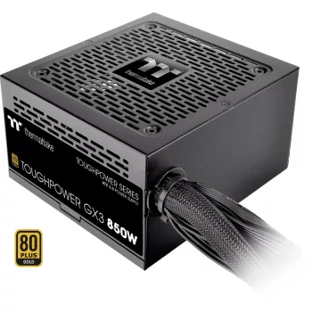 Thermaltake ToughPower GX3 - napájací zdroj (interný) - ATX12V 3.0 - EPS12V - 80 PLUS Gold - AC 100-240 V - 850 Watt - čierny (PS-TPD-0850NNFAGE-3)