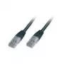 Wentronic Goobay CAT 5e patch kábel, U/UTP, čierny, 3 m - CCA medená zmes (68649)