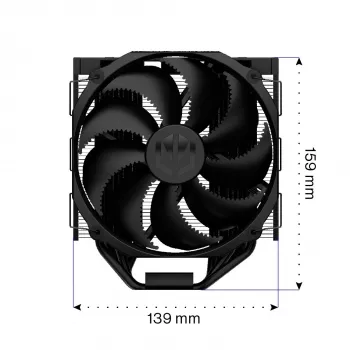 Endorfa Fortis 5 čierny CPU chladič