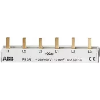 ABB 3-fázová zbernica PS3/6 pro M compact 6 modulov zatvorená PS3/6 (2CDL231001R1006)