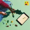 Stavebnica LEGO NINJAGO 71829 Lloydov zelený lesný drak, 128 dielov, 2 minifigúrky, od 6 rokov