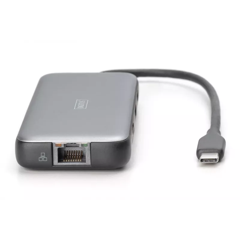 USB-C dokovacia stanica Digitus DA-70915 8-násobná 100W Power Delivery