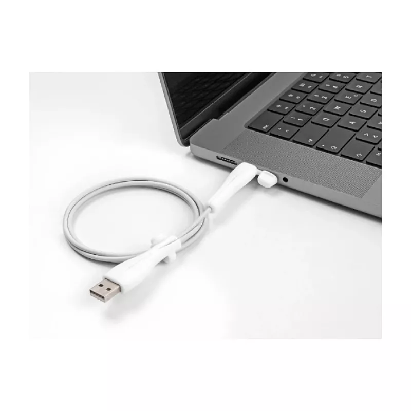 DeLOCK prachová krytka pre USB Type-A konektor samec a USB Type-C konektor samec sada 2 ks biela