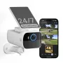Safemo SC1 SolarCam, 4K UHD video, 8× zoom, 132° výhľad, nočné videnie, Wi-Fi 2,4 GHz, 1,5 W solár, biela